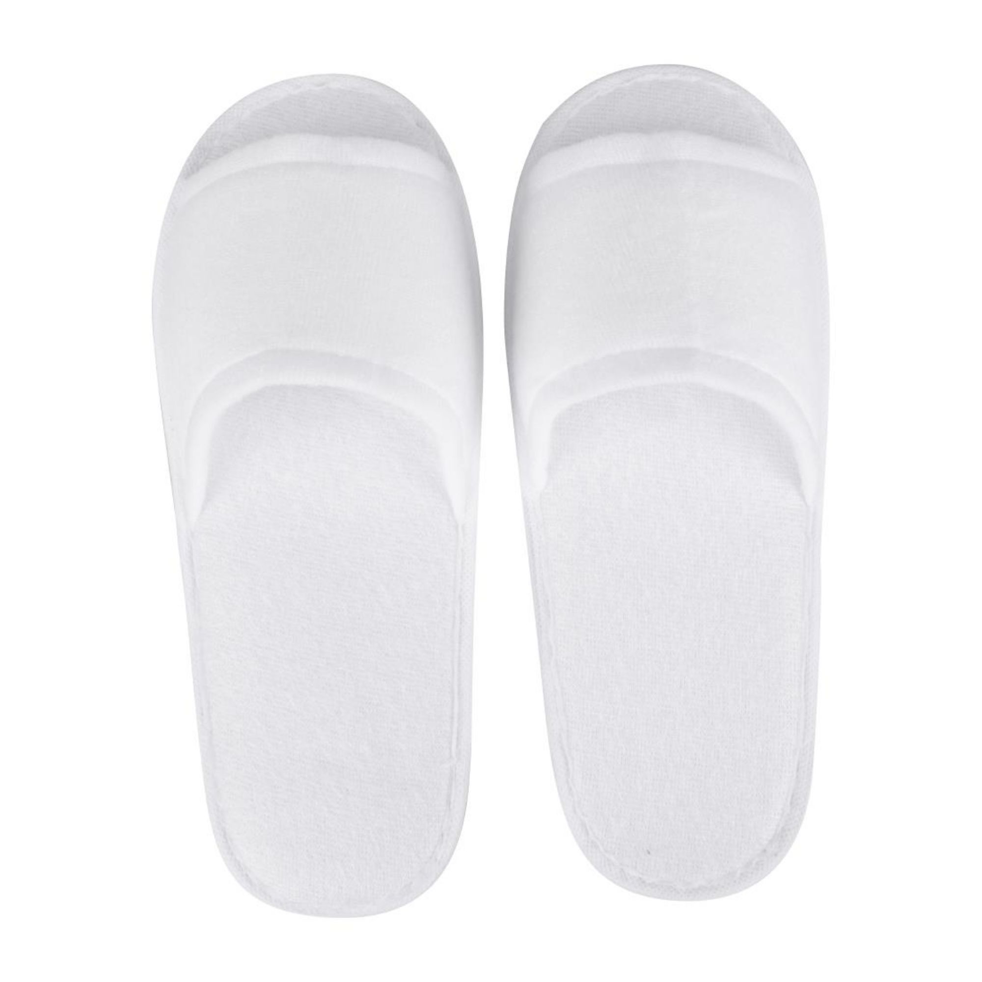Picture of Mitre Essentials Slipperlite Open Toe Slippers White