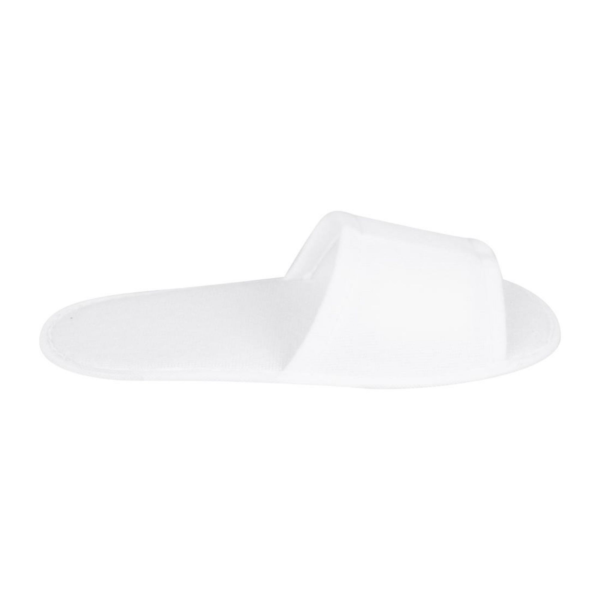 Picture of Mitre Essentials Slipperlite Open Toe Slippers White