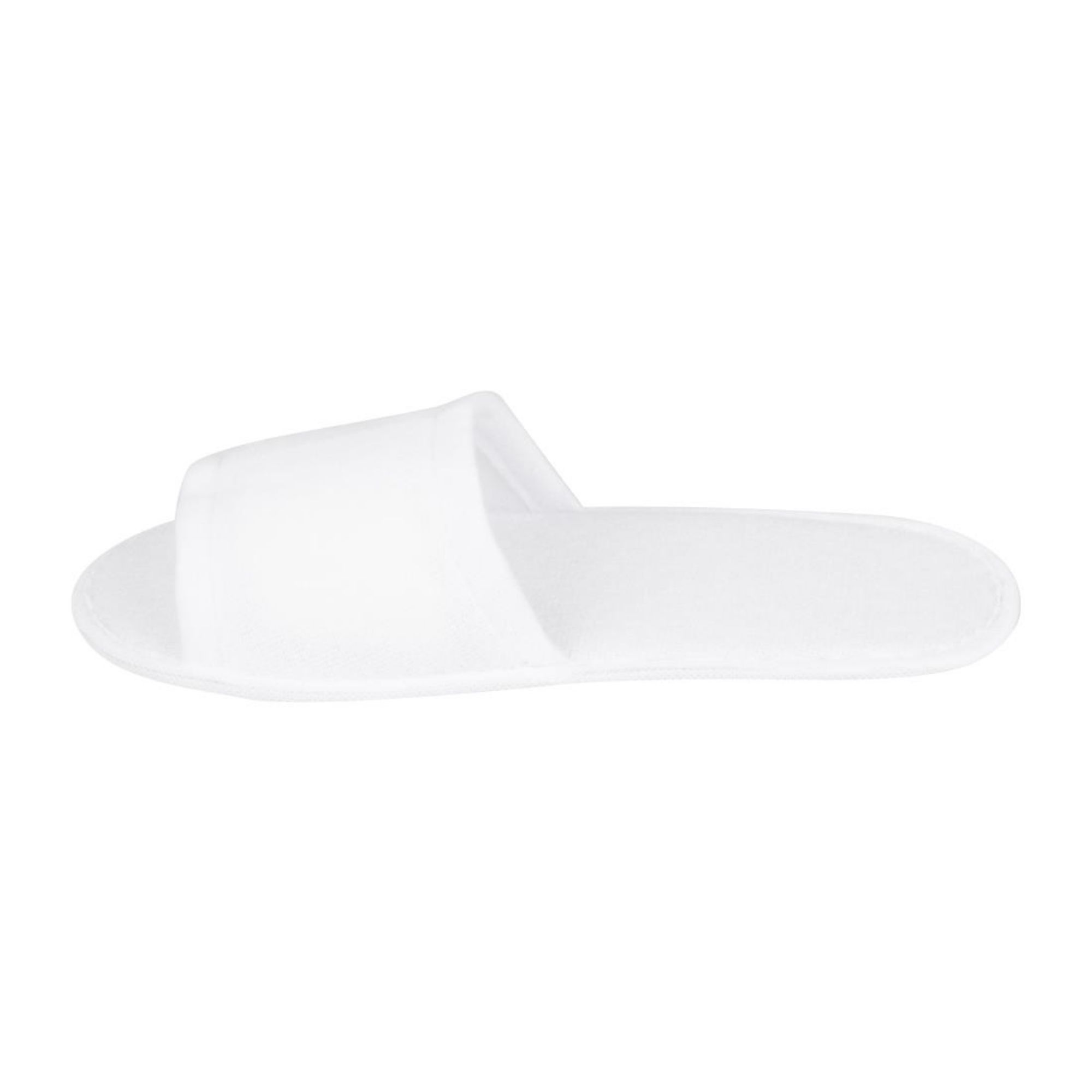 Picture of Mitre Essentials Slipperlite Open Toe Slippers White