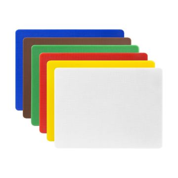 Picture of Hygiplas Low Density 6-Piece Chopping Board Set 300x225x10mm