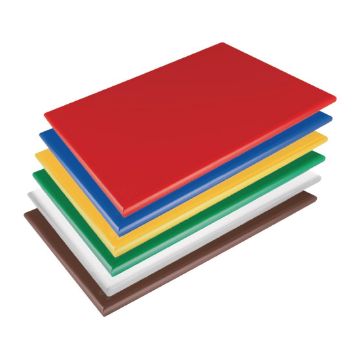Picture of Hygiplas Low Density 6-Piece Chopping Board Set 600x450x20mm