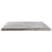 Picture of Werzalit Pre-drilled Square Table Top Concrete 700mm