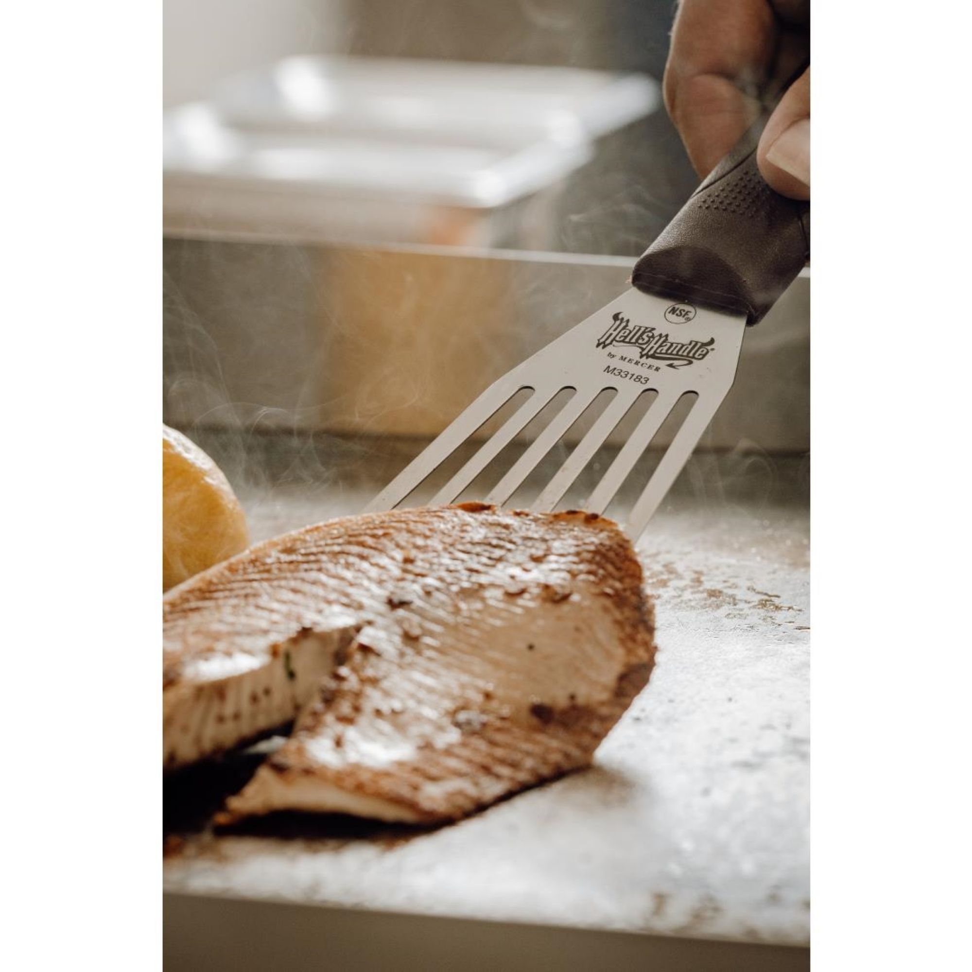 Picture of Mercer Culinary Hells Handle Heat Resistant Fish Spatula
