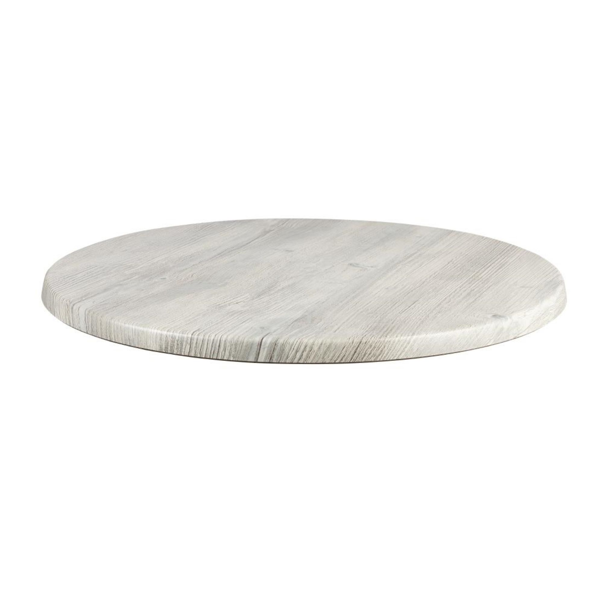 Picture of Werzalit Pre-drilled Round Table Top Ponderosa White 600mm