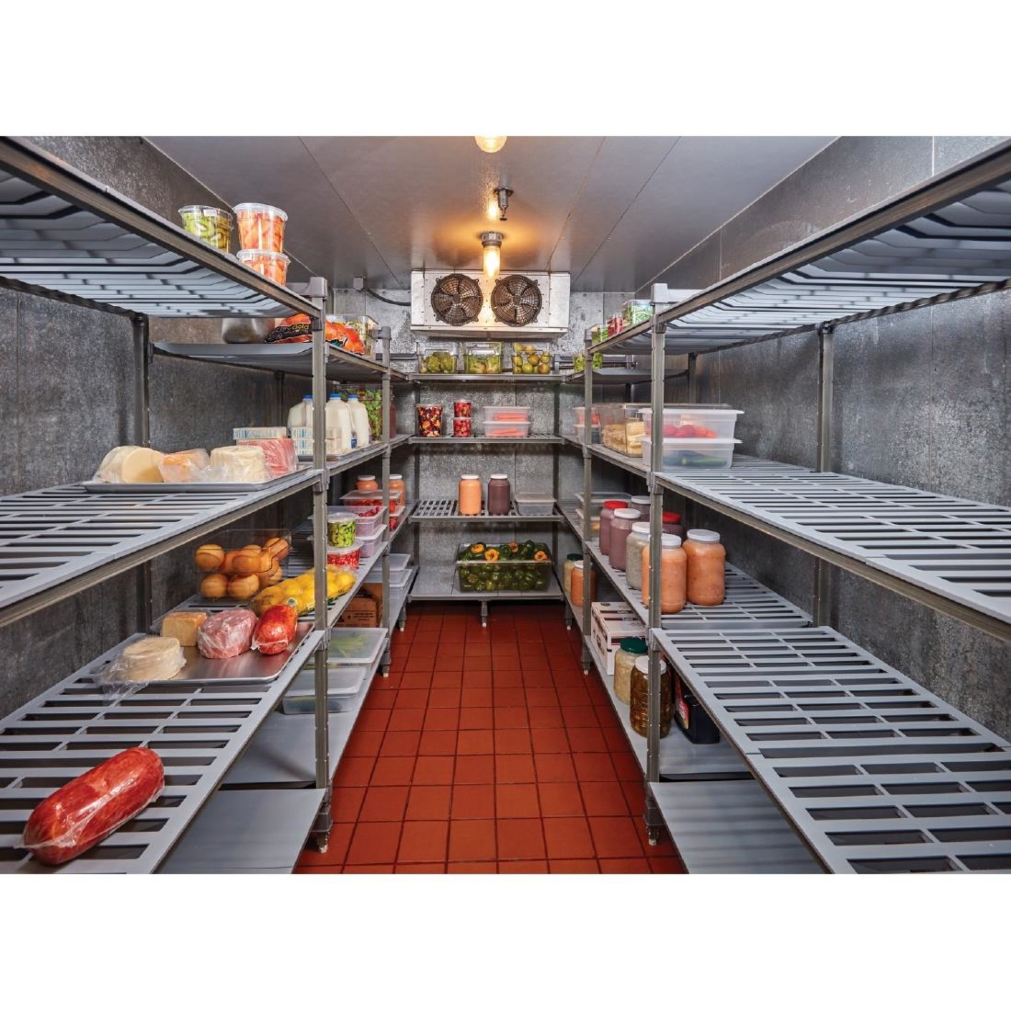 Picture of Cambro Camshelving Basics Plus Add-On Unit 4 Tier With Vented Shelves 1630(H)x 870(W)x 610(D)mm