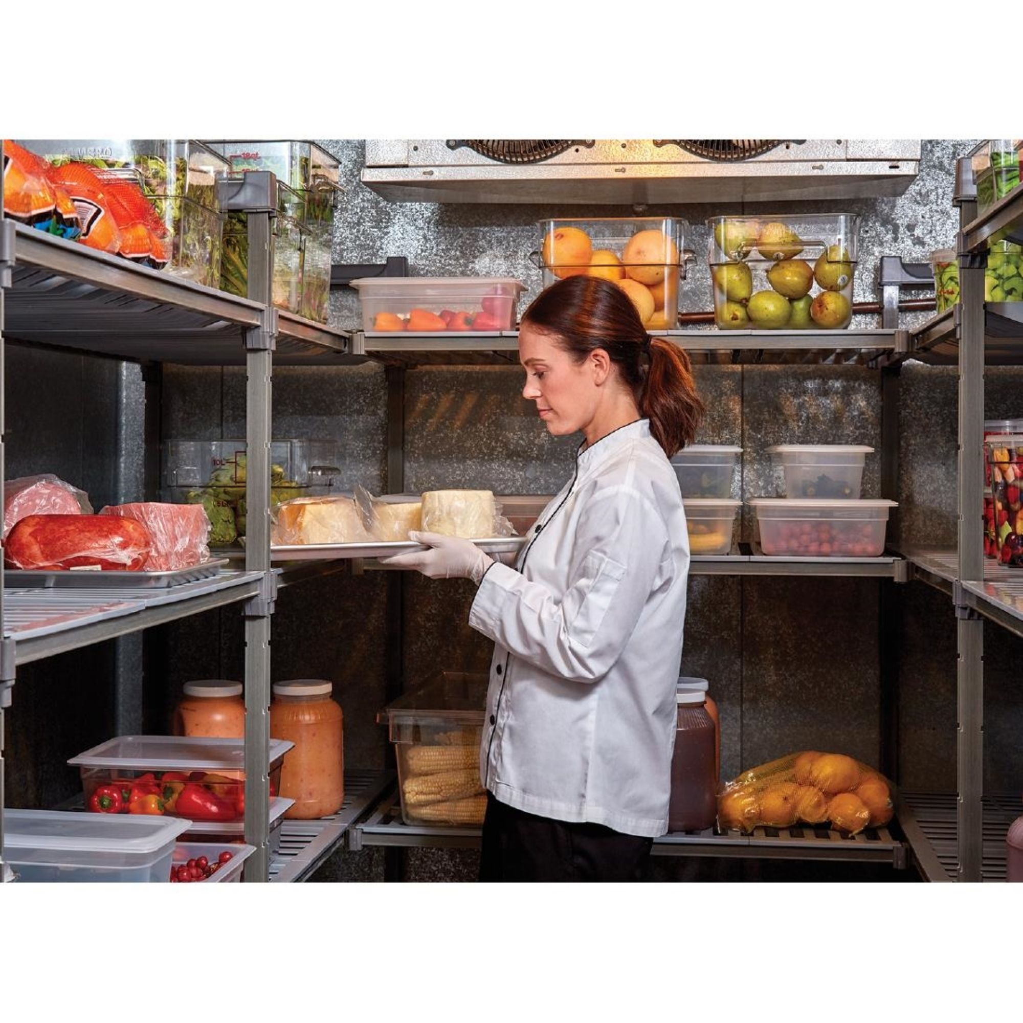 Picture of Cambro Camshelving Basics Plus 4 Tier Shelving Starter Unit 1630 x 1220 x 540mm