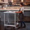 Picture of Cambro 2/1 Gastronorm Trolley 18 Tray Capacity Short