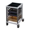 Picture of Cambro 2/1 Gastronorm Trolley 18 Tray Capacity Short