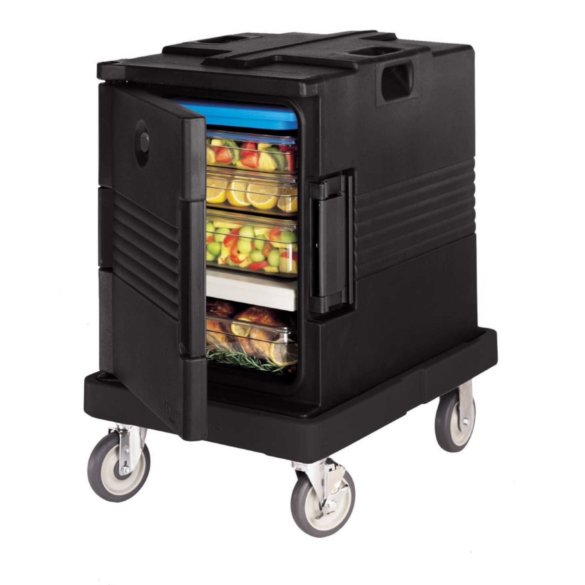 Picture of Cambro Insulated Front Load Camcart Black 4x 1/1GN