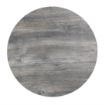 Picture of Bolero Pre-Drilled Round Melamine Table Top Ash Grey 600mm