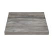 Picture of Bolero Pre-Drilled Square Melamine Table Top Ash Grey 600mm