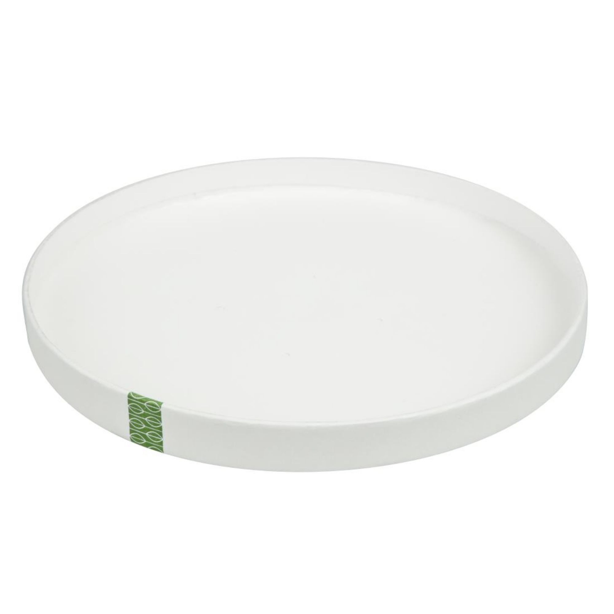 Picture of Vegware 185-Series Compostable Bon Appetit Wide PLA-lined Paper Food Bowl Lid (300 Pack)