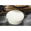 Picture of Vegware 185-Series Compostable Bon Appetit Wide PLA-lined Paper Food Bowl Lid (300 Pack)