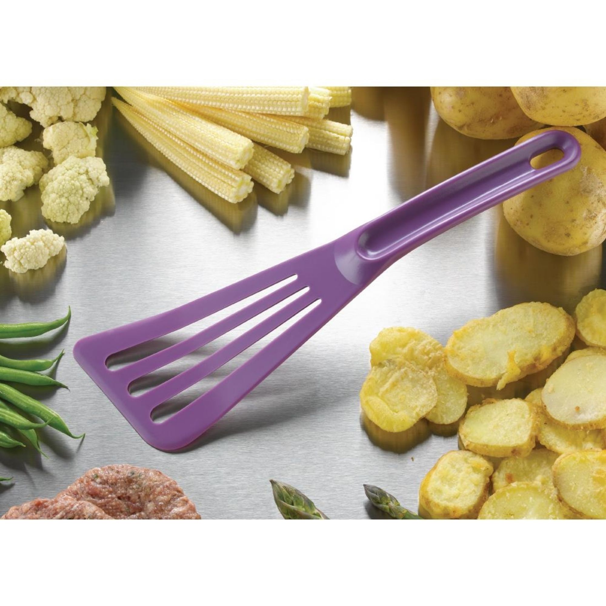 Picture of Matfer Bourgeat Pelton Exoglass Spatula 30cm Purple