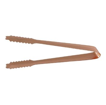 Picture of Beaumont Stainless Steel Ice Tongs Copper Plated 7''
