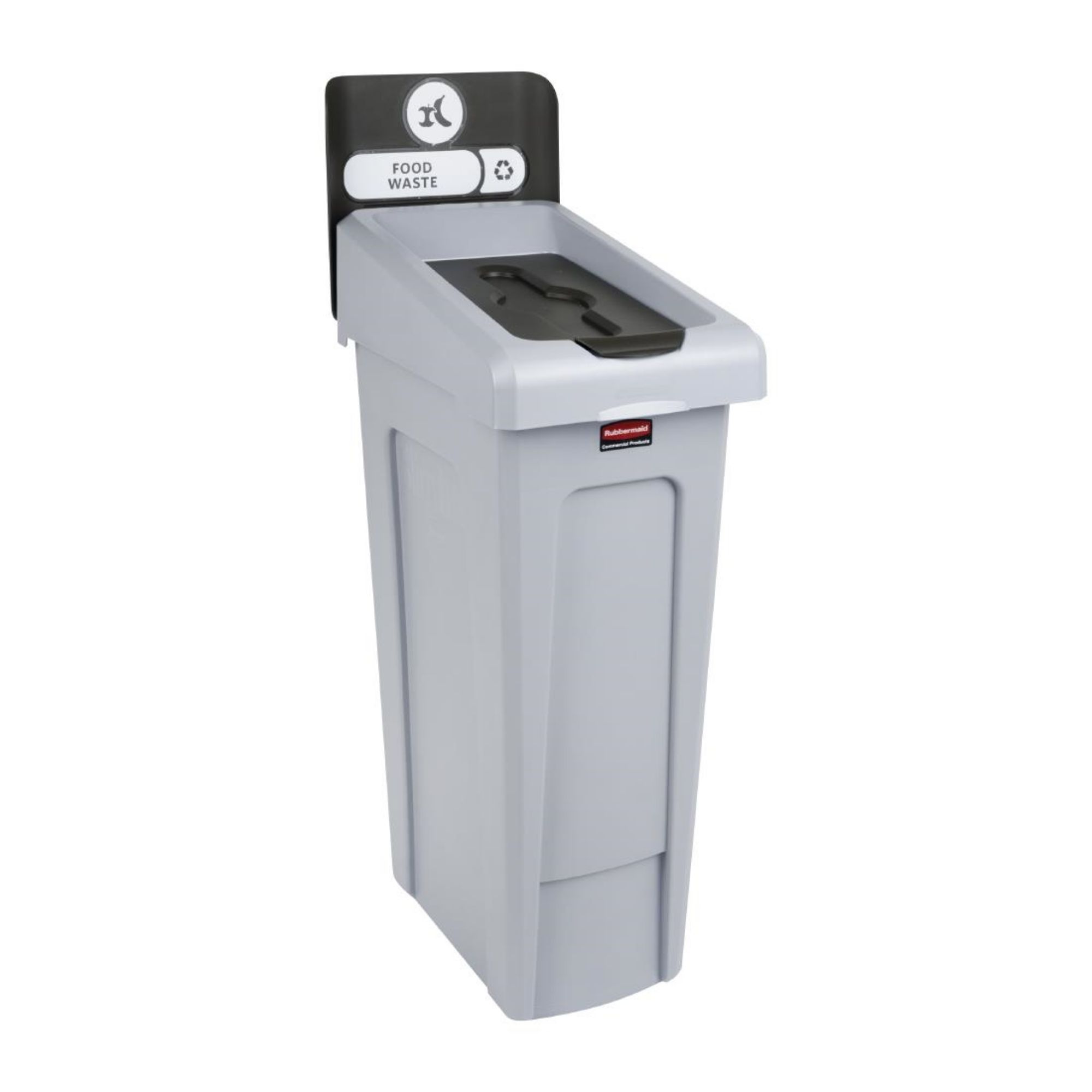 Picture of Rubbermaid Slim Jim Food Waste Recycling Station Brown 87Ltr