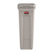 Picture of Rubbermaid Slim Jim Bin with Venting Channels Beige 87Ltr
