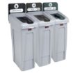 Picture of Rubbermaid Slim Jim Three Stream Recycling Station 3x 87Ltr