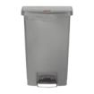 Picture of Rubbermaid Slim Jim Front Step-On Pedal Bin Grey 50Ltr