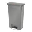 Picture of Rubbermaid Slim Jim Front Step-On Pedal Bin Grey 50Ltr
