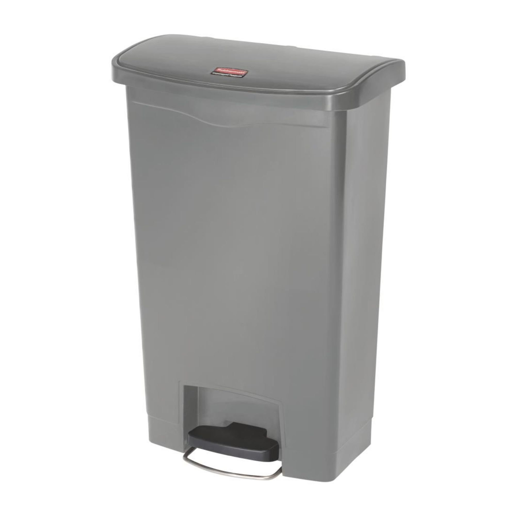 Picture of Rubbermaid Slim Jim Front Step-On Pedal Bin Grey 50Ltr