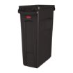 Picture of Rubbermaid Slim Jim Bin with Venting Channels Brown 87Ltr