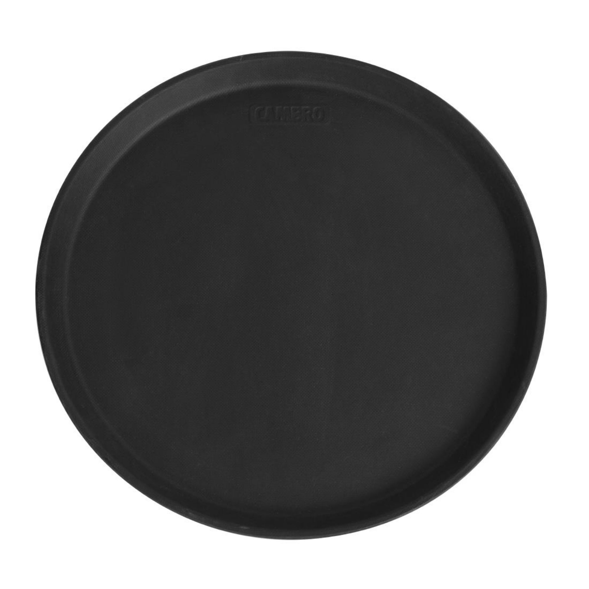 Picture of Cambro Camtread Fibreglass Round Non-Slip Tray Black 355mm