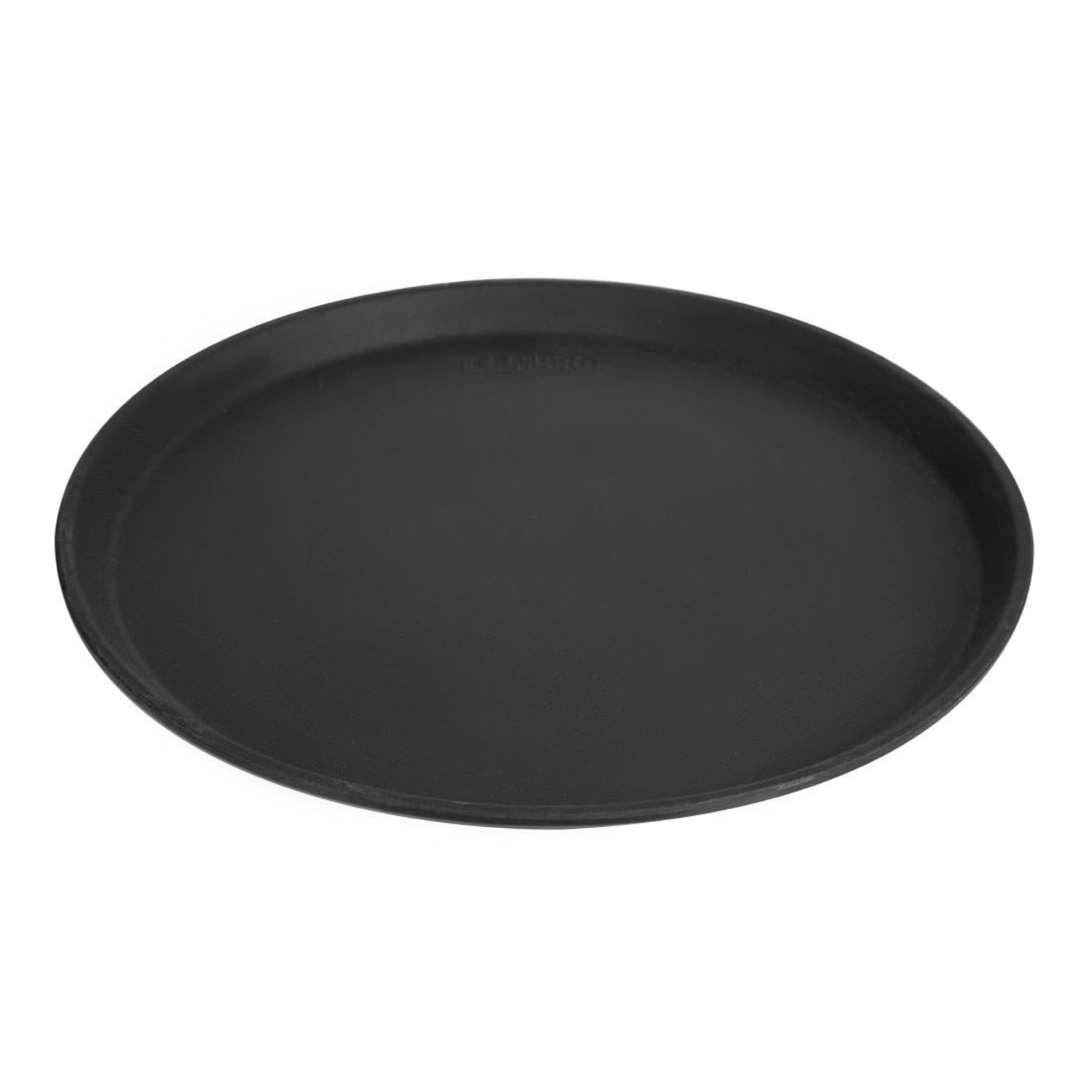 Picture of Cambro Camtread Fibreglass Round Non-Slip Tray Black 355mm