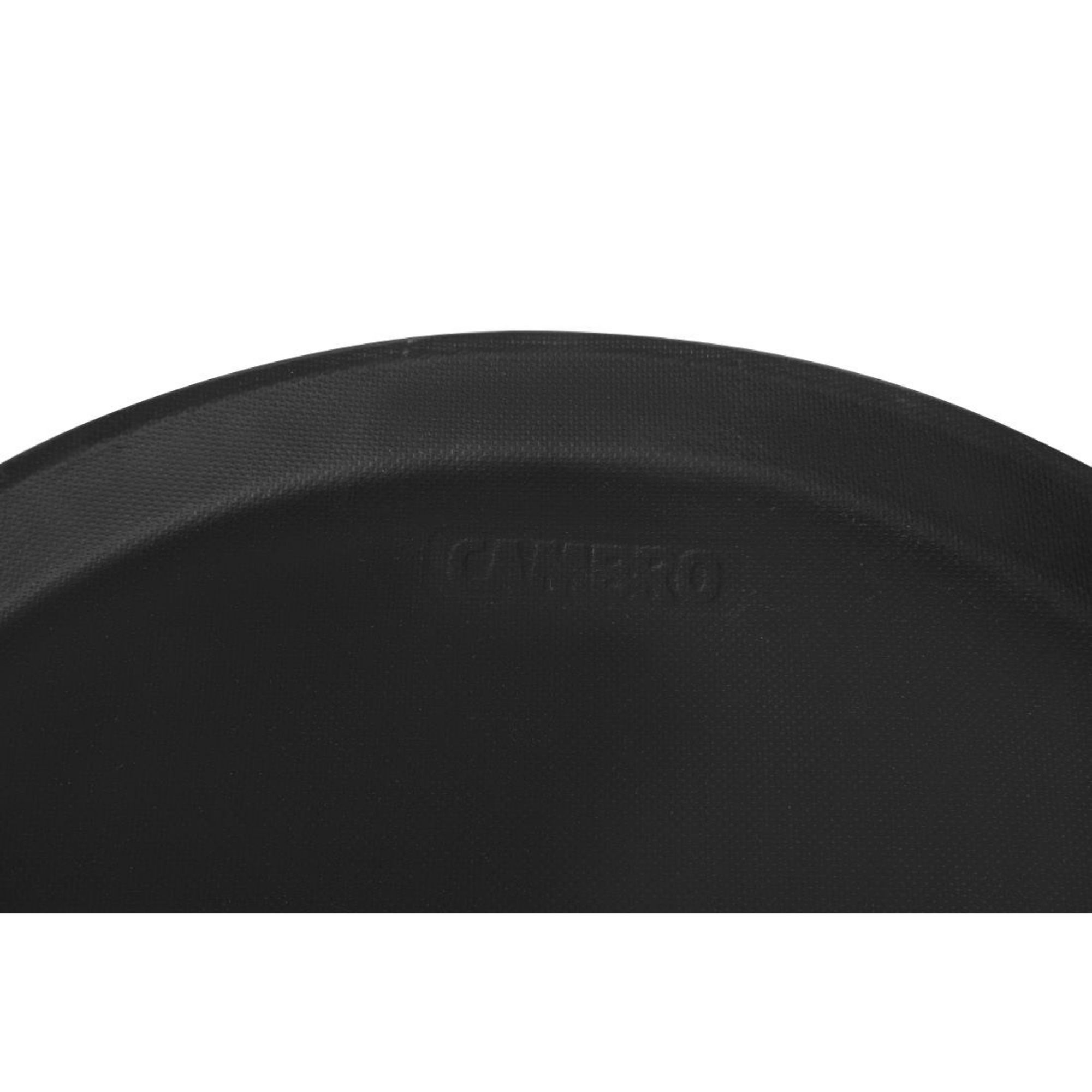 Picture of Cambro Camtread Fibreglass Round Non-Slip Tray Black 355mm