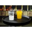 Picture of Cambro Camtread Fibreglass Round Non-Slip Tray Black 405mm