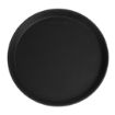 Picture of Cambro Camtread Fibreglass Round Non-Slip Tray Black 280mm