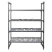 Picture of Cambro Camshelving Basics Plus 4 Tier Shelving Starter Unit 1830 x 1375 x 610mm