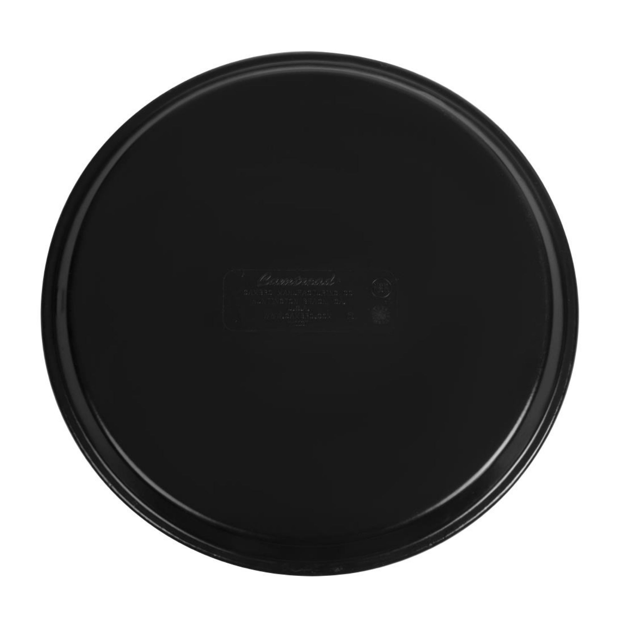 Picture of Cambro Camtread Fibreglass Round Non-Slip Tray Black 280mm