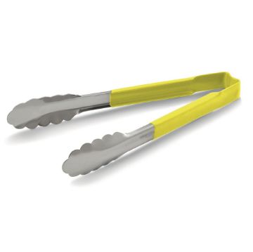 Picture of Vollrath Yellow Utility Grip Kool Touch Tong 9"