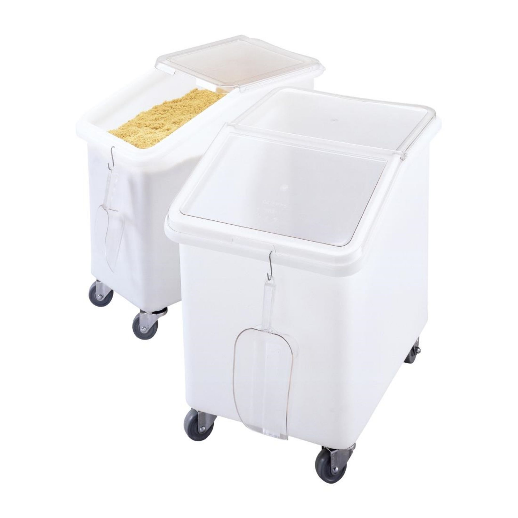 Picture of Cambro Mobile Ingredient Bin White 140Ltr