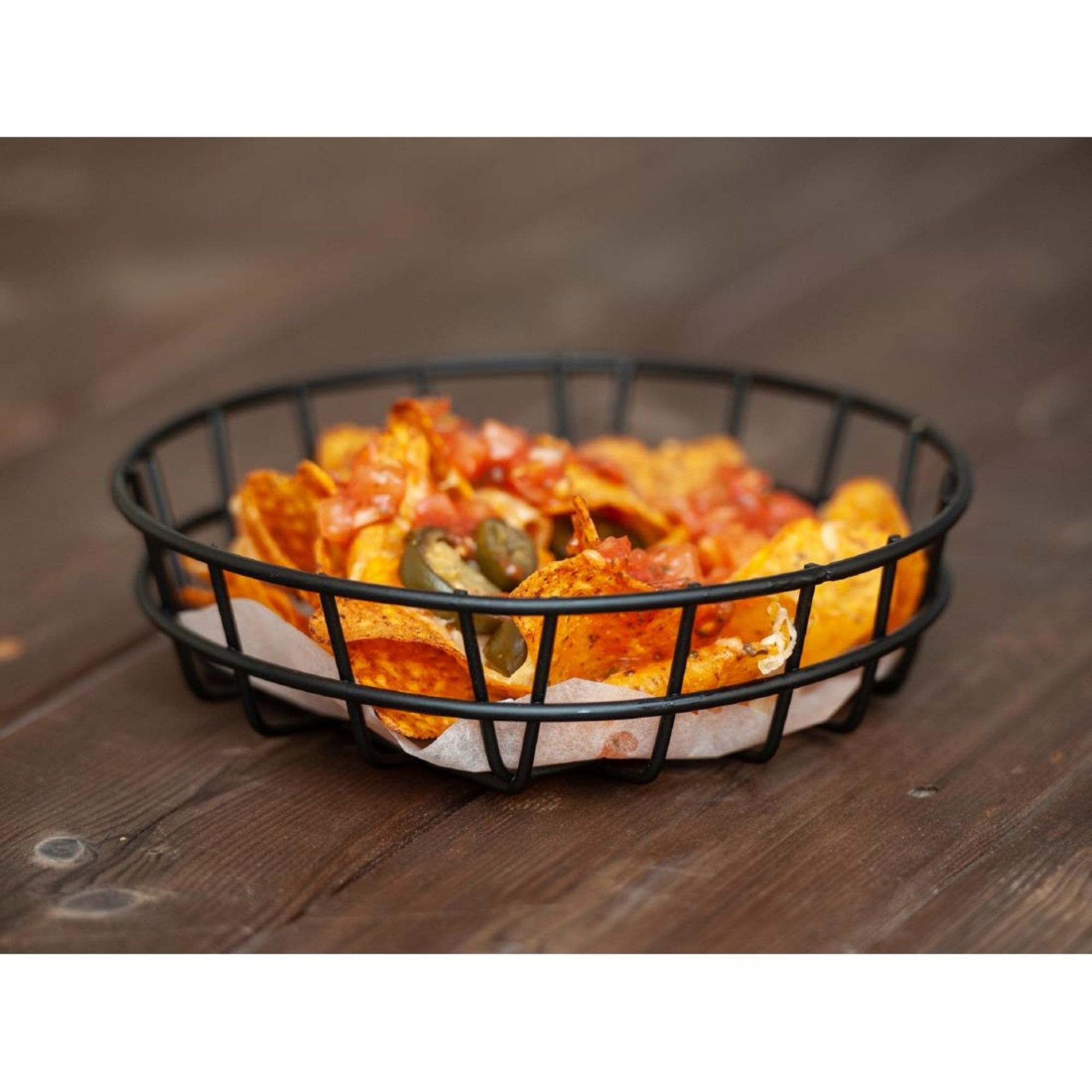 Picture of Beaumont Bread Basket Round 203mm