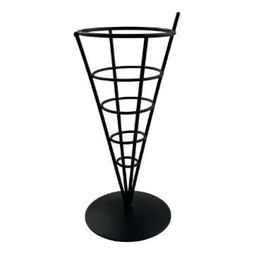 Picture of Beaumont Wire French Fry Cone Black