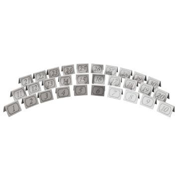 Picture of Beaumont Stainless Steel Table Numbers 21-30