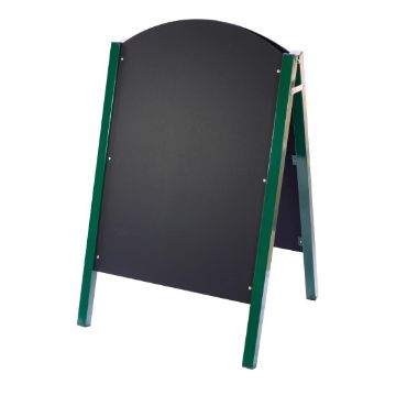 Picture of Beaumont Curved Top A-Board Green 1100x680mm
