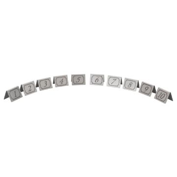 Picture of Beaumont Stainless Steel Table Numbers 1-10