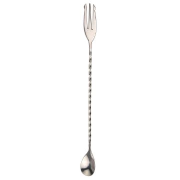 Picture of Beaumont Mezclar Cocktail Spoon With Fork