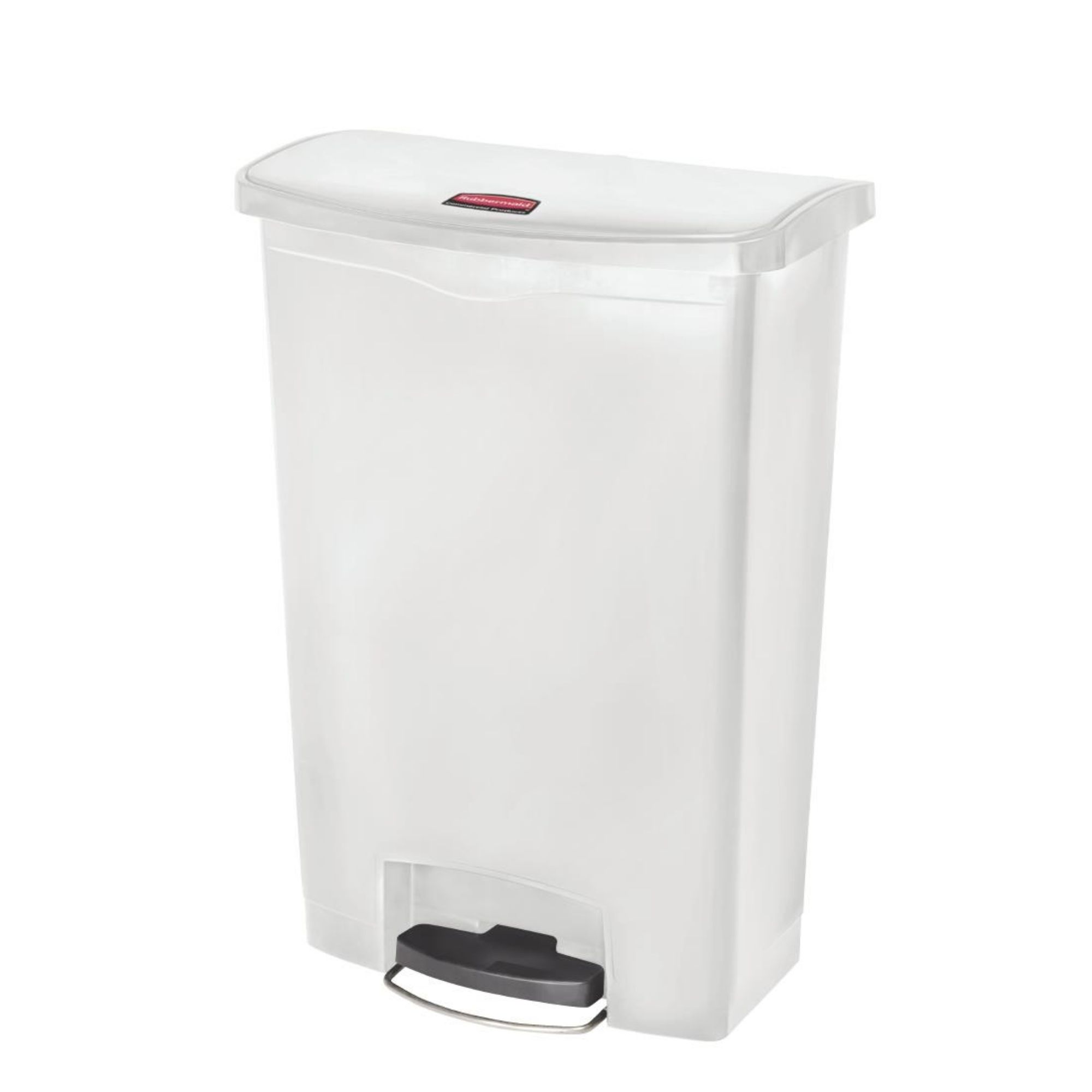 Picture of Rubbermaid Slim Jim Step-On Pedal Bin White 90Ltr