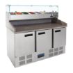 Picture of Polar G-Series Pizza Prep Counter Fridge with Topper 368Ltr