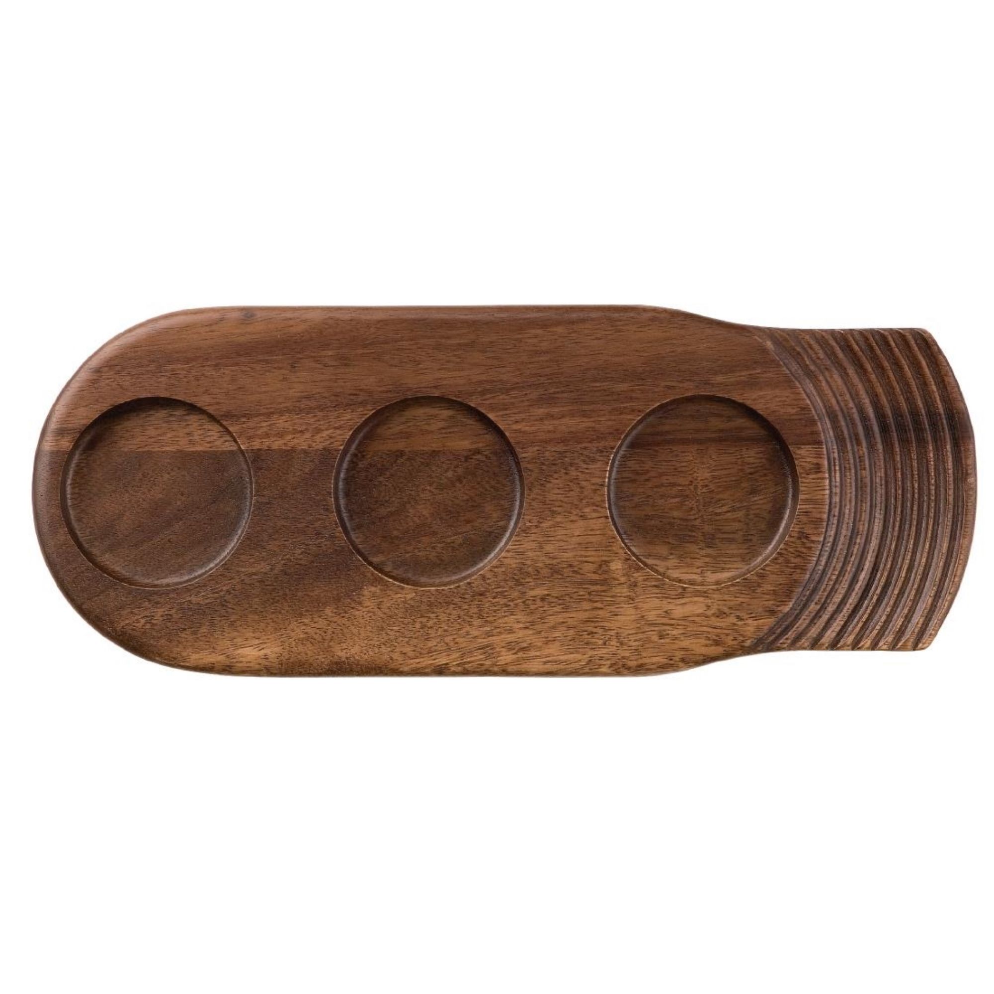 Picture of Churchill Single Handled Medium Wooden Boards 355mm (4 Pack)