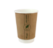 Picture of 12oz Recycle Me Kraft Printed Double Wall Cup