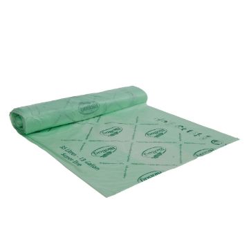Picture of Compostable Biobag Green 35 Litre 24"x29"