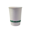Picture of 12oz Pc Compostable Double Wall White/printed Cup