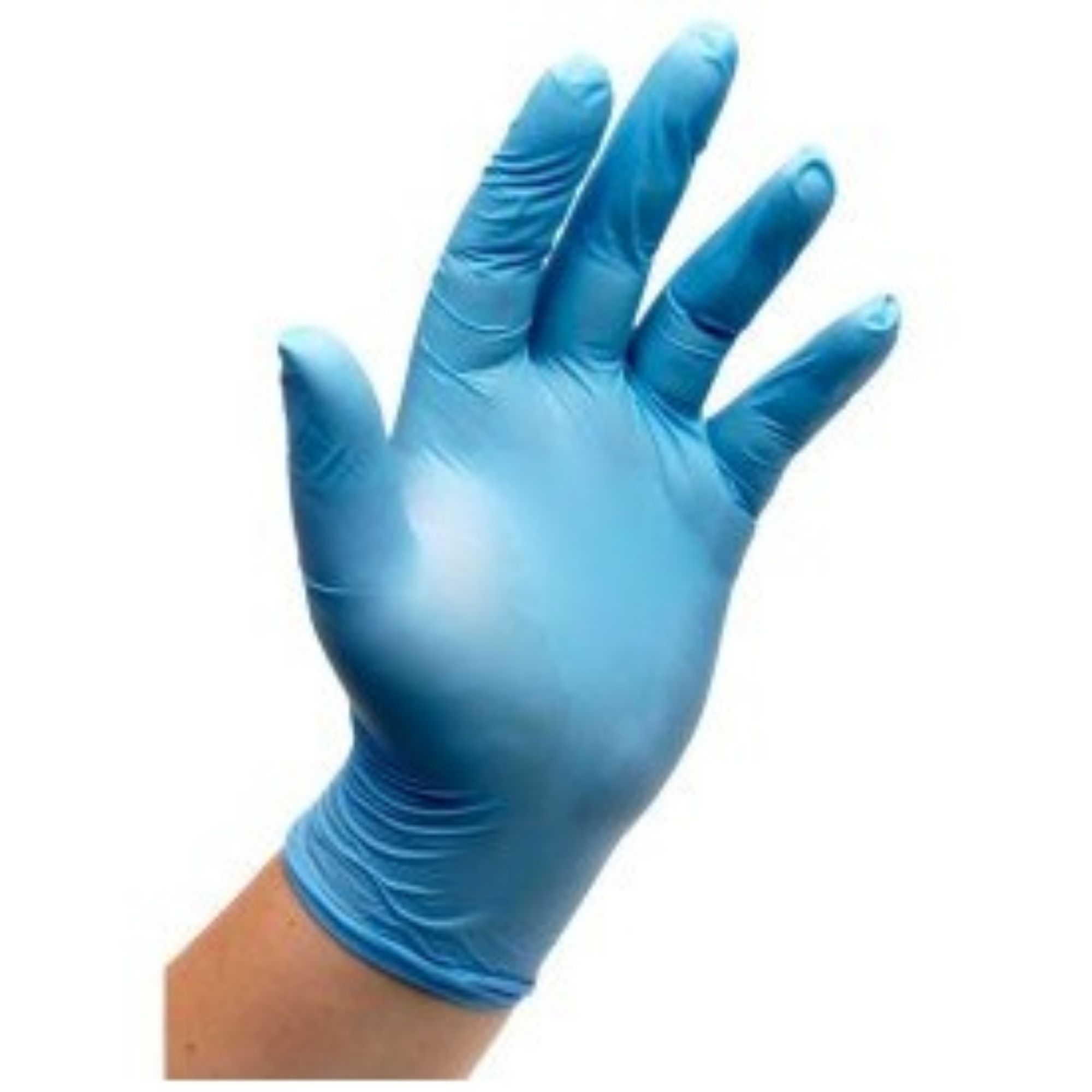 Picture of Professional Hygiene Blue Powder Free Nitrile Gloves - Large (10 Packs of 100)