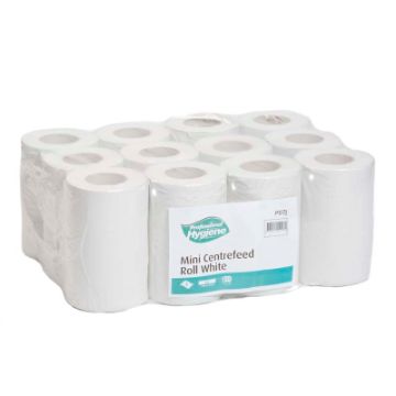 Picture of Mini Centrefeed White 1ply 351 Sheets