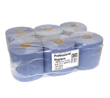 Picture of Centrefeed Blue 2ply 400 Sheets